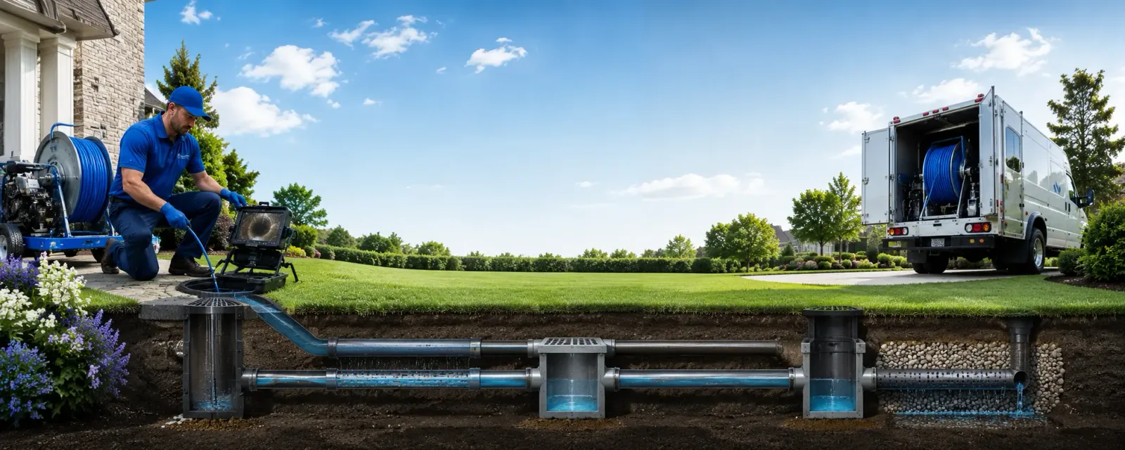 Outdoor drain cleaning information for Poteau, OK